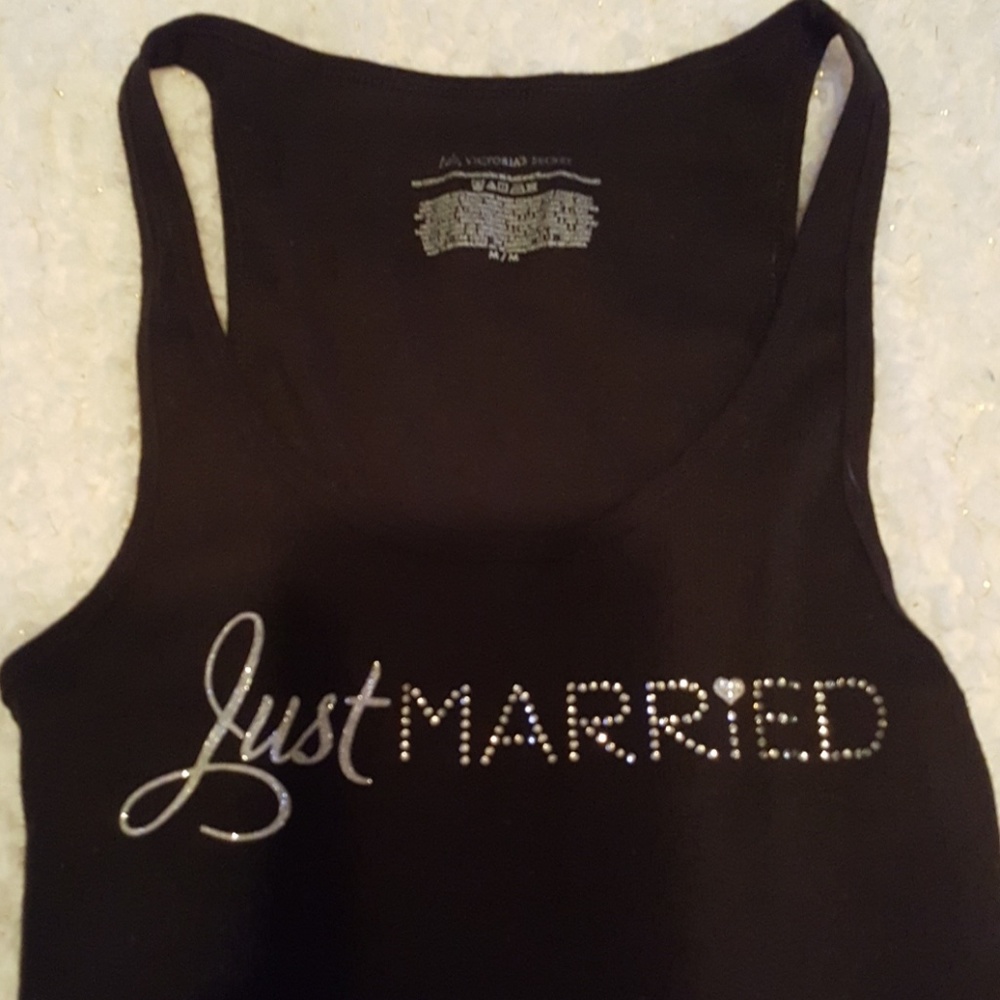 VS just married tank-donated